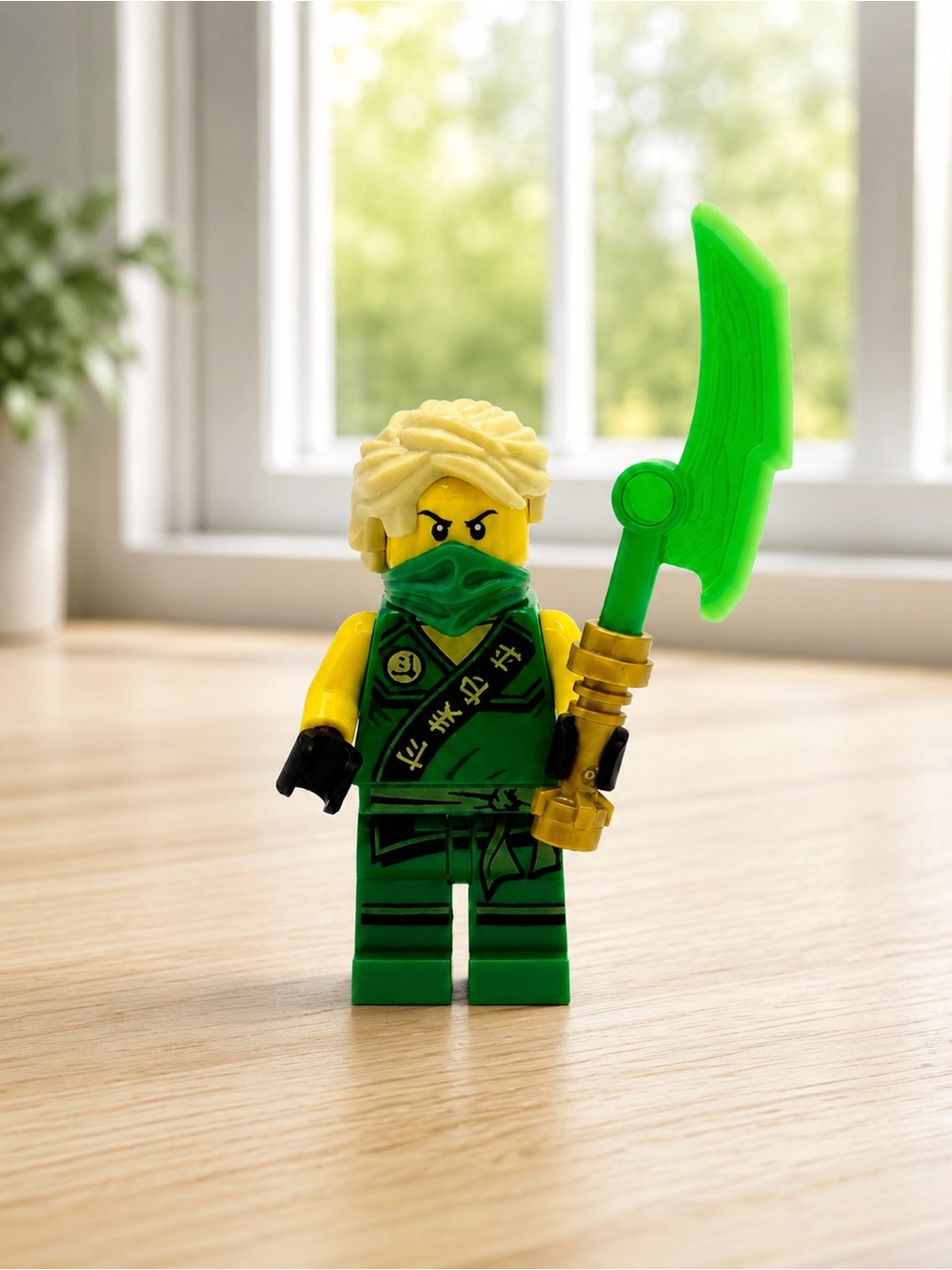 Lego Ninjago Lloyd #70755 Tournament Robe Tournament of Elements Fig w/ Weapon